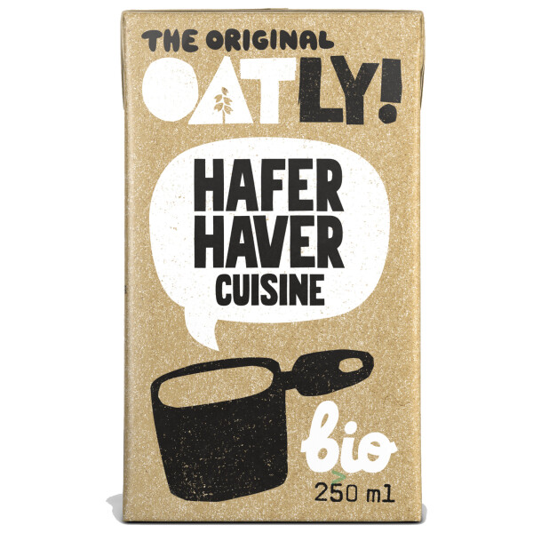 Oatly Hafer Cuisine Bio Kochcreme (Haver Cuisine) 100% Vegan (250ml Karton)