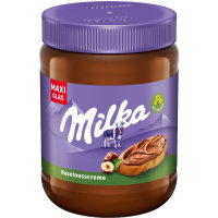 milka Haselnusscreme Brotaufstrich (600g MAXI Glas)