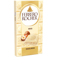 Ferrero Schokolade Rocher Haselnuss Weiss (90g Tafel)