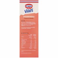 Dr. Oetker Vitalis Knusper Müsli Flakes und Mandel (600g Packung)