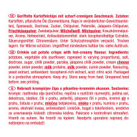 Lorenz Crunchips WOW Jalapeno & Sour Cream geriffelte Kartoffelchips VPE (10x110g Beutel)