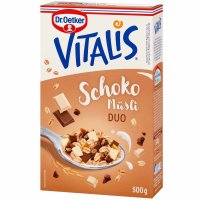 Dr. Oetker Vitalis Schoko Duo Müsli (500g Packung)