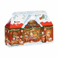 Ferrero Kinder Mix Adventskalender 3D - Motiv Bäckerei (234g Packung) + usy Block