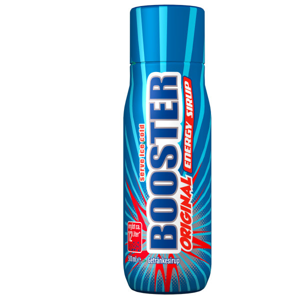 Booster Original Energy Sirup für Wassersprudler (0,5l Flasche)