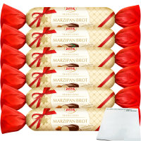 Zentis Marzipan Brot 6er Pack (6x100g Riegel) + usy Block