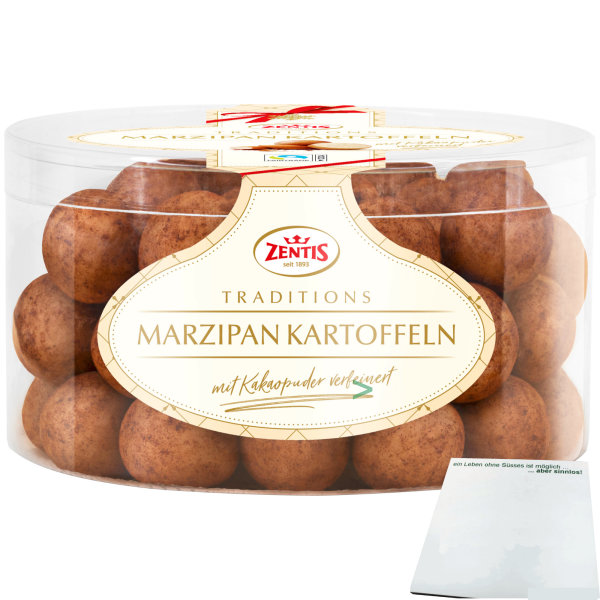 Zentis Marzipan Kartoffeln (500g Runddose) + usy Block