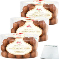 Zentis Marzipan Kartoffeln 3er Pack (3x500g Runddose) + usy Block