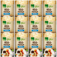Edeka Bio Reiswaffeln mit Meersalz und Sesam verfeinert...