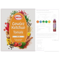 Hela Gewürz Ketchup Tomate Mild 6er Pack (6x800ml) +...