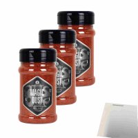 Ankerkraut Magic Dust BBQ-Rub 3er Pack (3x230g Streuer) +...