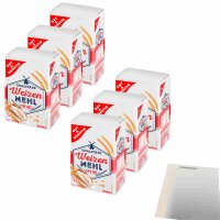 Gut & Günstig Weizenmehl Type 405 6er Pack...