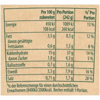 Knorr Pasta Snack Brokkoli-Käse Sauce 6er Pack (6x62g Packung) + usy Block