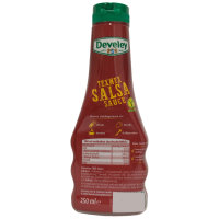 Develey Texmex Salsa Sauce (250ml Flasche) + usy Block