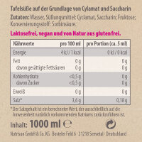 Huxol Classic Flüssigsüße 6er Pack (6x1l Flasche) + usy Block