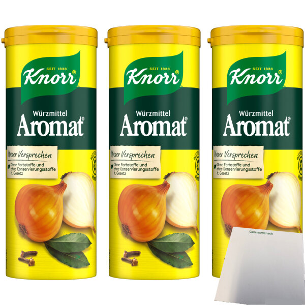Knorr Aromat Würzstreuer (3x100g) + usy Block
