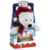 Kinder Maxi Mix Plüschtier Enno Eisbär (133g Packung) + usy Block