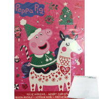 Adventskalender Peppa Pig Milchschokolade (65g) + usy Block