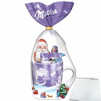 Milka Weihnachtsbecher die beliebte Milka Tasse (99g Inhalt) + usy Block