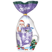 Milka Weihnachtsbecher die beliebte Milka Tasse (99g Inhalt) + usy Block