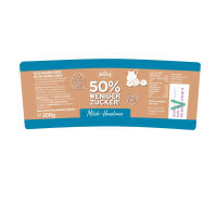 Zentis Milch-Halsenuss-Creme 50% weniger Zucker ohne Palmöl 3er Pack (3x200g) + usy Block