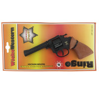 Wicke Ringo 8-Schuss Revolver Western 198mm Cowboy Colt Sheriff Waffe mit  240 Schuss + usy Block