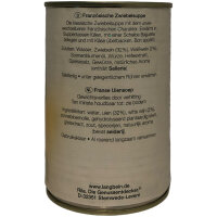 Jürgen Langbein Französische Zwiebelsuppe mit edlem Weißwein 6er Pack (6x400ml Dose) + usy Block
