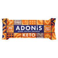 Adonis Dark Cocoa Orange Nut Bar Keto (16x35g Riegel) MHD 16.12.2022 Sonderpreis