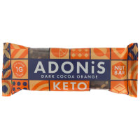 Adonis Dark Cocoa Orange Nut Bar Keto (16x35g Riegel) MHD 16.12.2022 Sonderpreis