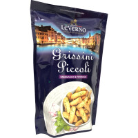 Leverno Grissini Piccoli Knoblauch & Petersilie 6r Pack (6x100g Packung) + usy Block