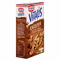 Dr.Oetker Vitalis Knusper Plus Müsli Double Chocolate (450g Packung)