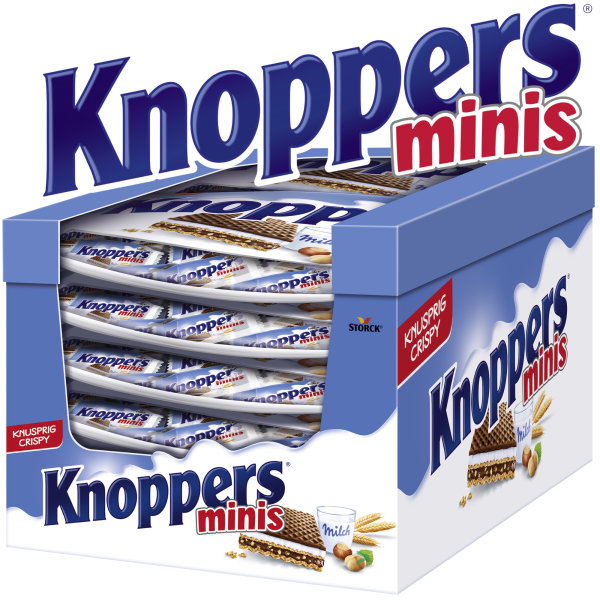 Storck Knoppers Minis das Frühstückchen 12x200g Beutel MHD 08.05.2023 Restposten