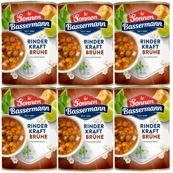 Sonnen Bassermann Rinder-Kraftbrühe VPE (6x400ml)
