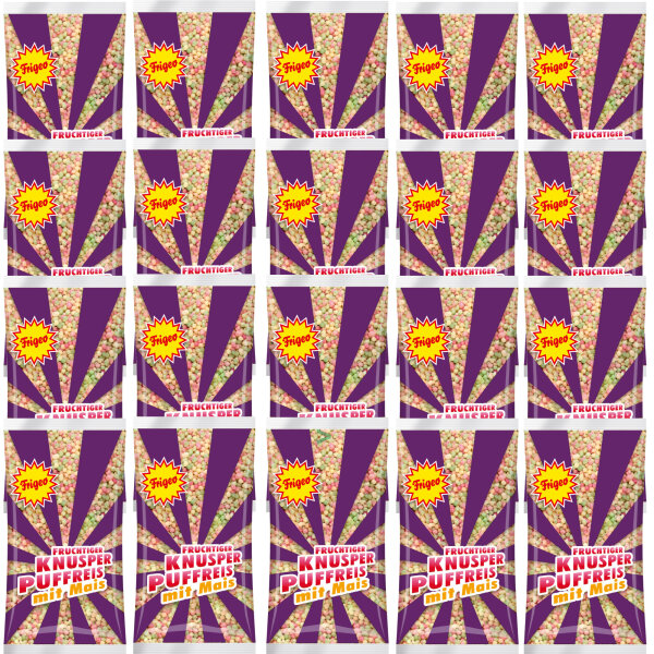 Frigeo Knusper-Puffreis VPE (20x80g Packung)