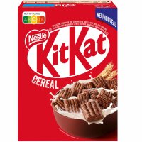 KITKAT Cereal Cerealien Frühstückcerealien aus Vollkornweizen mit der typischen KITKAT-Waffel 6er Pack (6x330g Packung) + usy Block