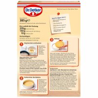 Dr. Oetker Käse-Sahne Torte Backmischung VPE (8x385g Packung) + usy Block
