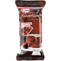 Dr. Oetker Kuvertüre Zartbitter 59 % Kakao 150g...