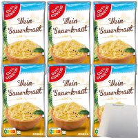 Gut&Günstig Wein-Sauerkraut mild 6er Pack...