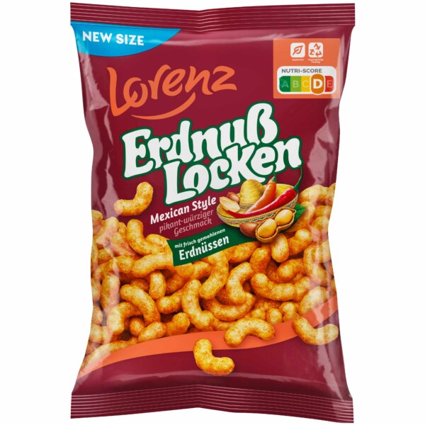 Lorenz ErdnußLocken Mexican Style Flips (175g Beutel)