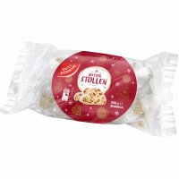 Gut&Günstig Butterstollen mit Rosinen Zitronat Orangeat verfeinert 3er Pack (3x200g) + usy Block