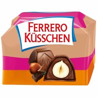 Ferrero Küsschen Adventskalender mit Klassik, Doublechoc, White Crispy & Kugeln (200g Packung)