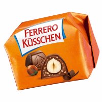 Ferrero Küsschen Adventskalender mit Klassik, Doublechoc, White Crispy & Kugeln (200g Packung) + usy Block