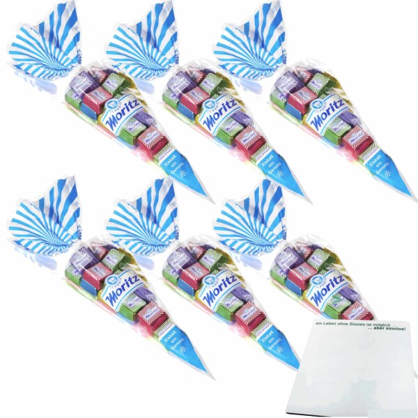 Moritz Eiskonfekt Würfel 6er Pack (6x200g Beutel) + usy Block