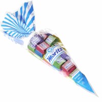 Moritz Eiskonfekt Würfel 6er Pack (6x200g Beutel) + usy Block