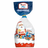 Kinder Mix Bunte Mischung (132g Packung) + usy Block