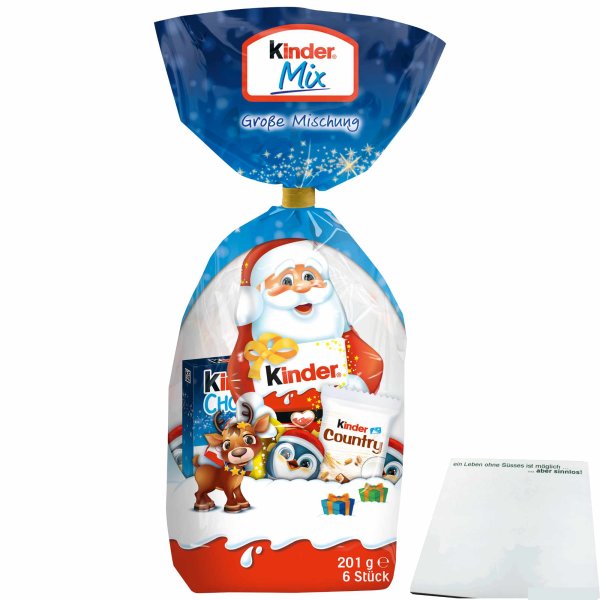 Kinder Mix Große Mischung (201g Packung) + usy Block