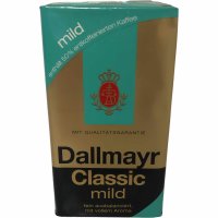 Dallmayr Classic 50% Entkoffeiniert Gemahlener Kaffee...