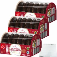 Gut&Günstig feine Nürnberger Oblatenlebkuchen Zartbitter 3er Pack (3x200g Packung) + usy Block