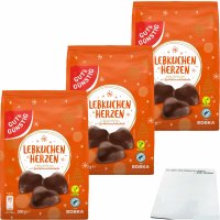 Gut&Günstig Lebkuchenherzen ungefüllt zarte...