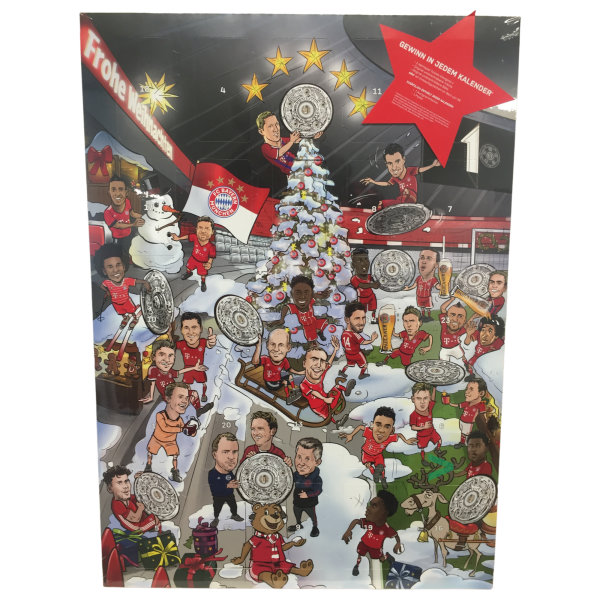 FC Bayern München Adventskalender 180g  MHD 15.06.2023 Restposten Sonderpreis