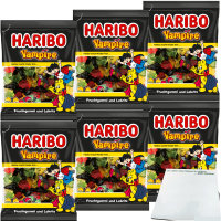 Haribo Vampire Fruchtgummi und Lakritz 6er Pack (6x175g Beutel) + usy Block